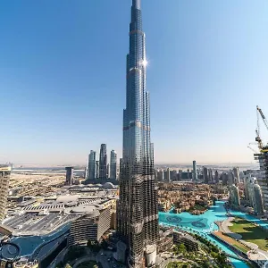  Apartment Full Burj Khalifa View: Atlas Homestays - 03 Bedroom At Burj Vista 5005 United Arab Emirates